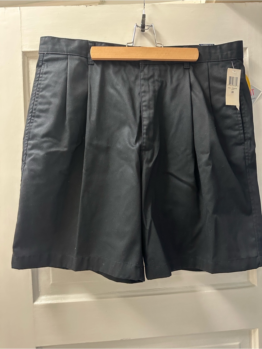 Club Room Pleated Men's Shorts BLACK